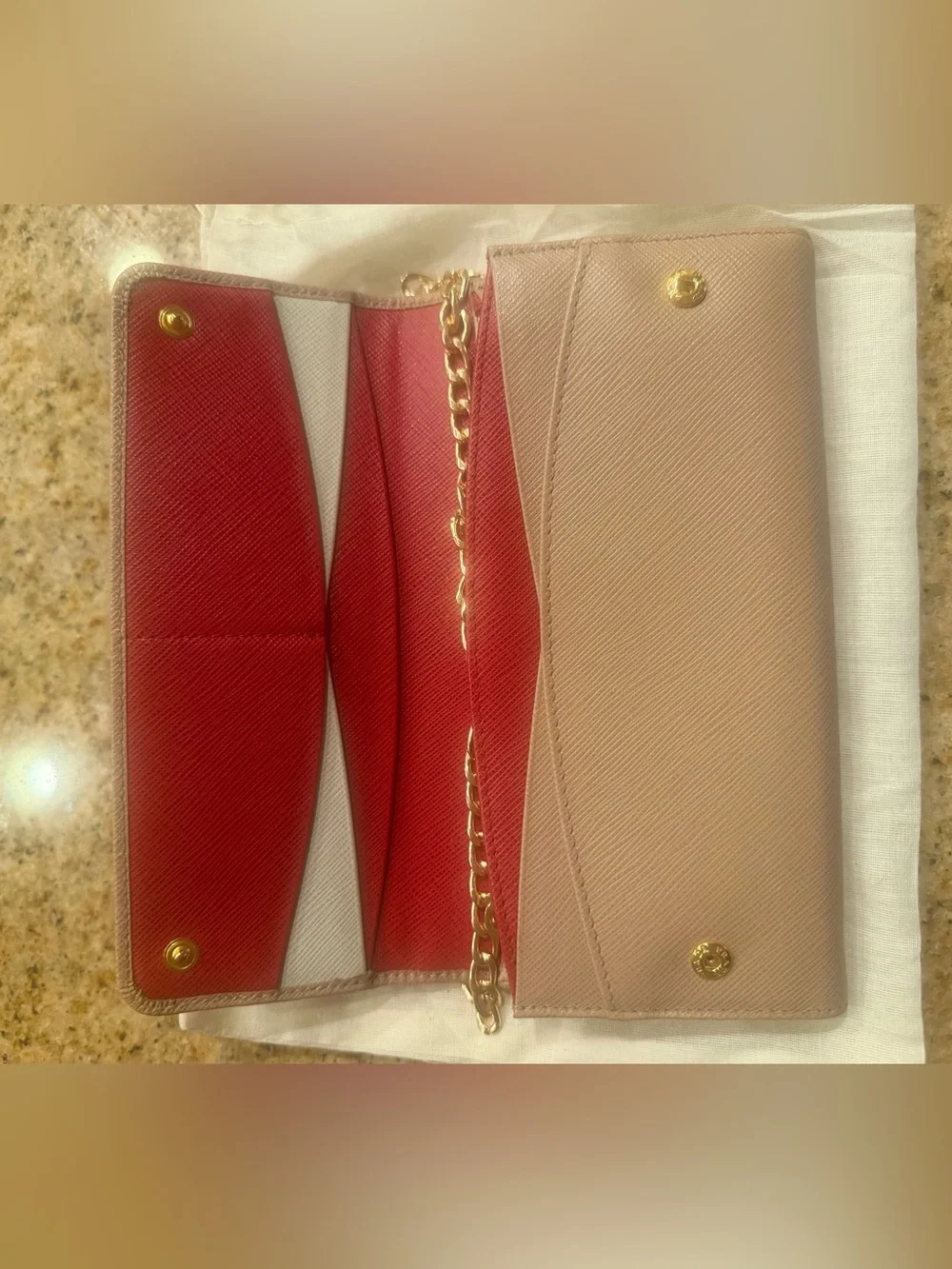PRADA Saffiano Leather Wallet